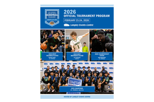 Junior Boys Basketball Provincial Tournament Program