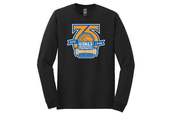 BC School Sports Girls Basketball Provincial Championships Long Sleeve Tee